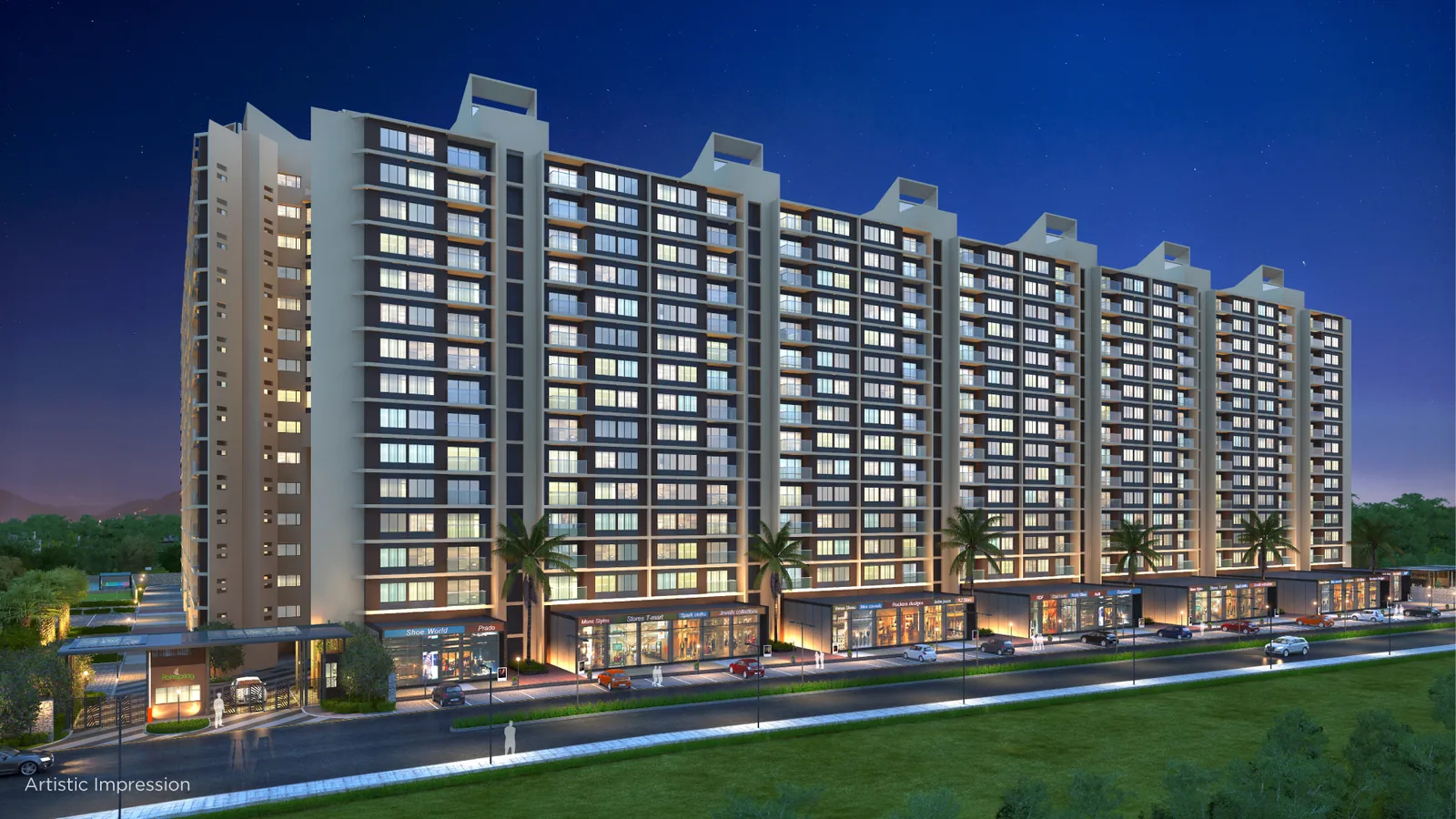 Kumar Palmspring Towers project photograph